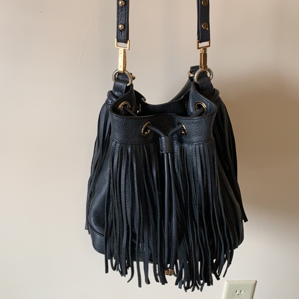 Milly Leather Bucket Bag - Picture 4 of 5